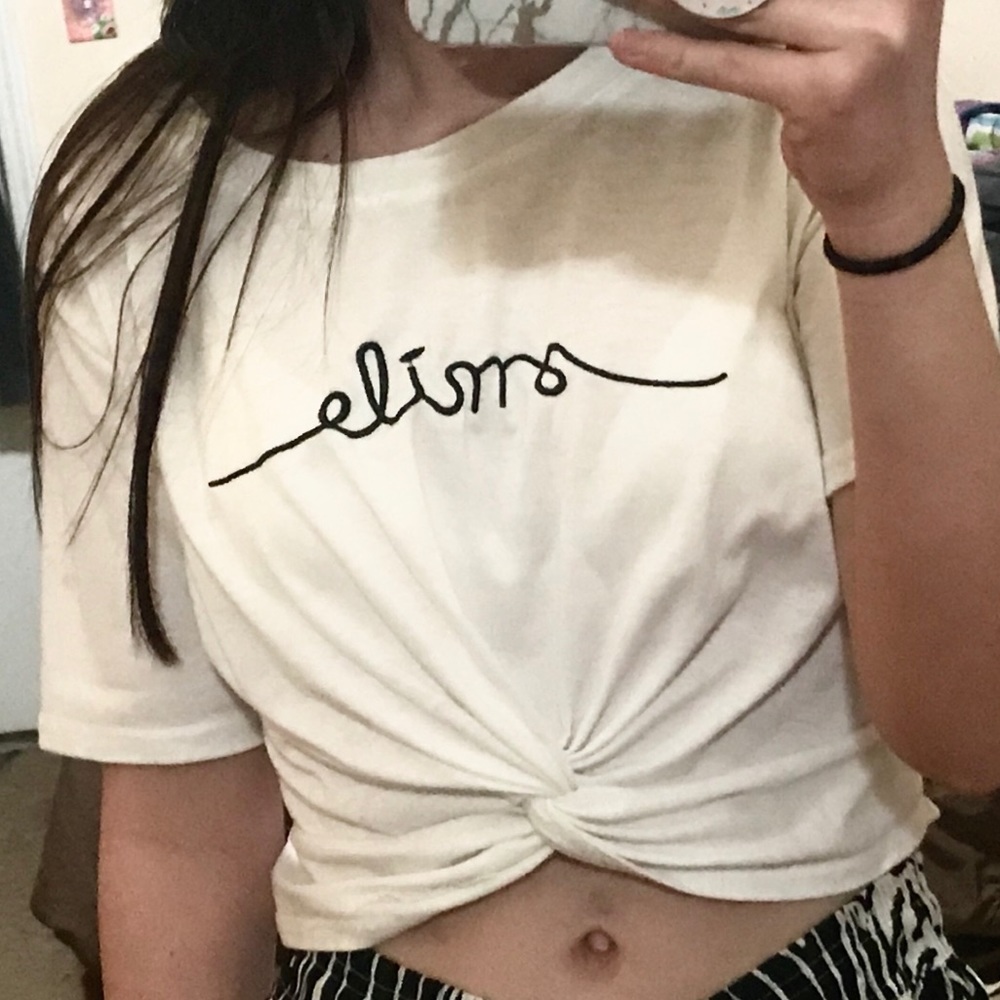 Cropped shirt